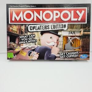 2017 Monopoly Cheaters Edition (Penguin T-Rex Cat Tokens) PRE-OWNED, COMPLETE